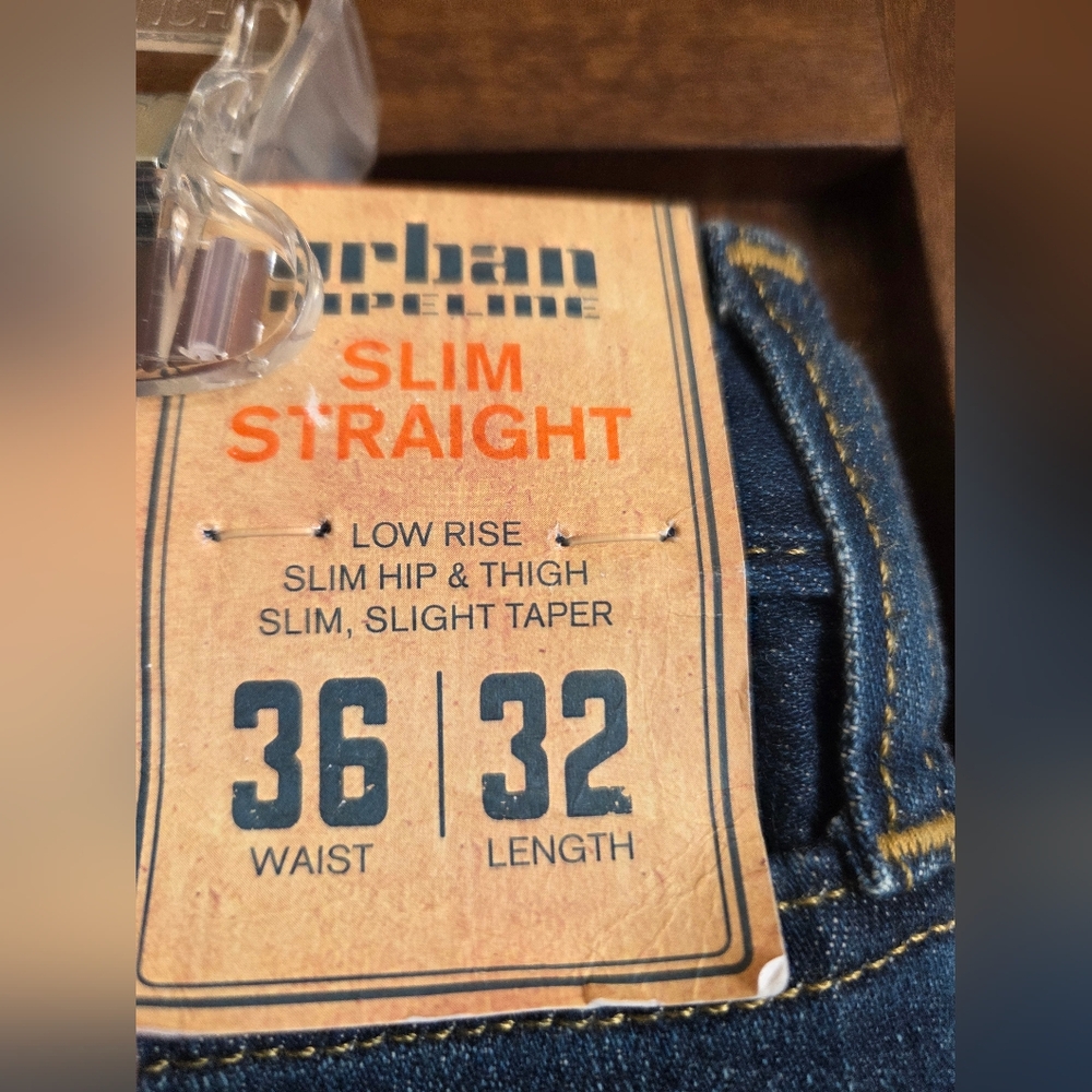 Urban Pipeline Men's Blue Jeans - NWT! - Picture 6 of 8